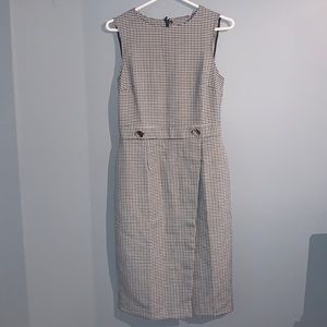 NWT H&M Houndstooth Sheath Dress size small